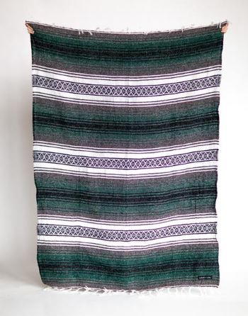 Sackcloth &amp; Ashes Classic Forest-Grey Blanket, $55