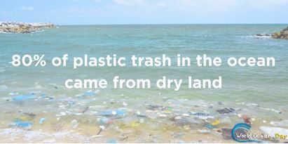 80% of Plastic In Our Ocean Came From Dry Land